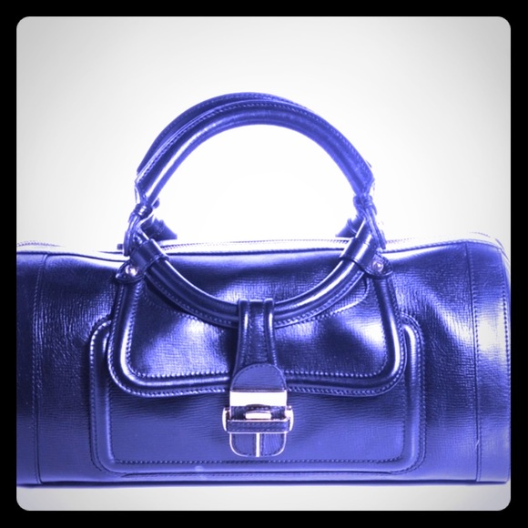 Jimmy Choo Leather Tahula Hillary Doctor Handbag - Picture 2 of 12